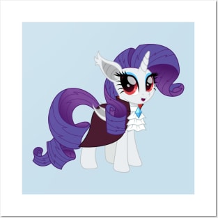 Rarity bat pony Posters and Art